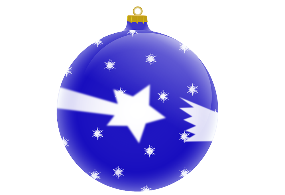 Download  Blue Christmas Ball Clipart