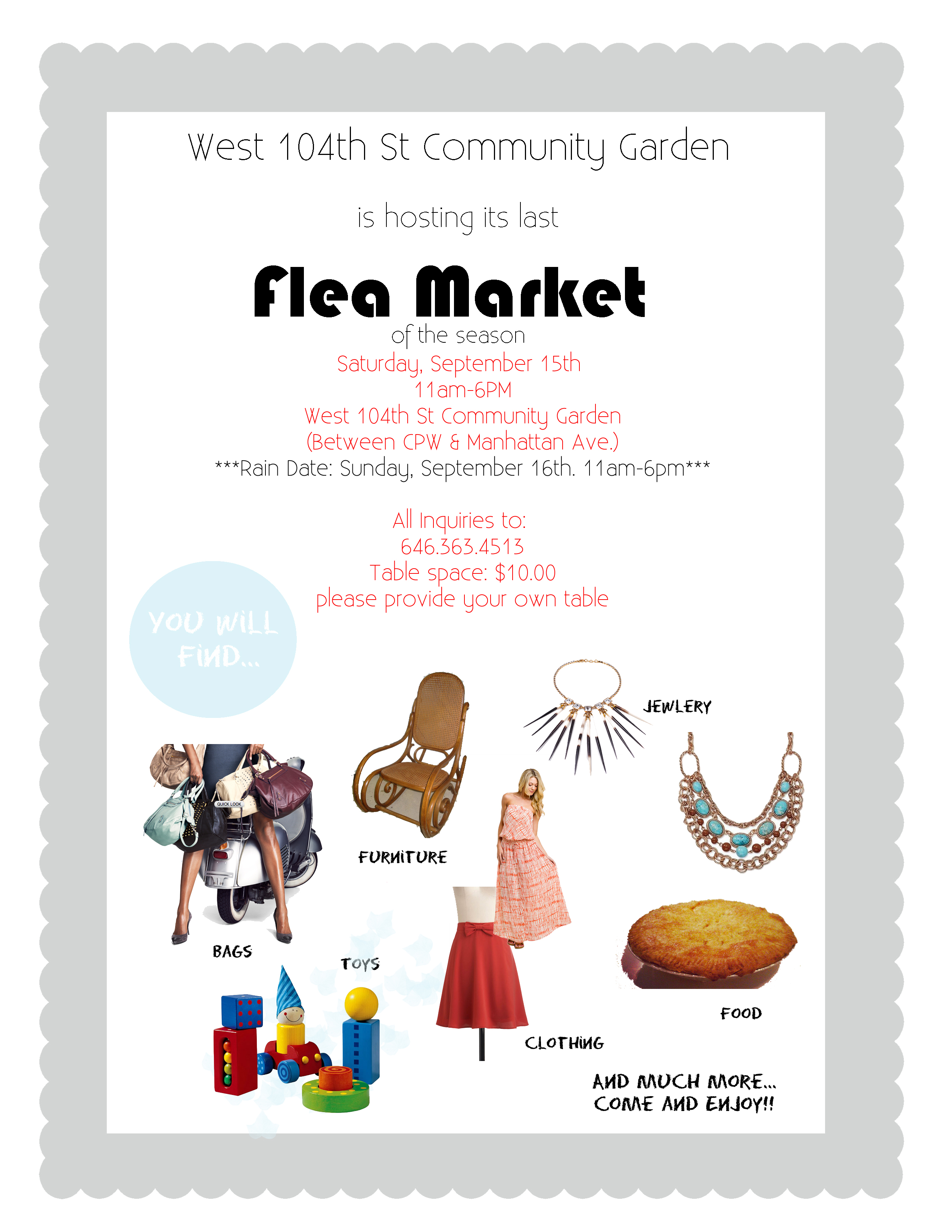 Flea Market Clipart Flea Market Flyer Templates