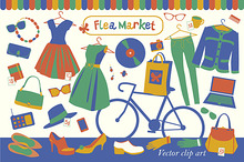 Flea Market Clipart Flea Market  Product Details