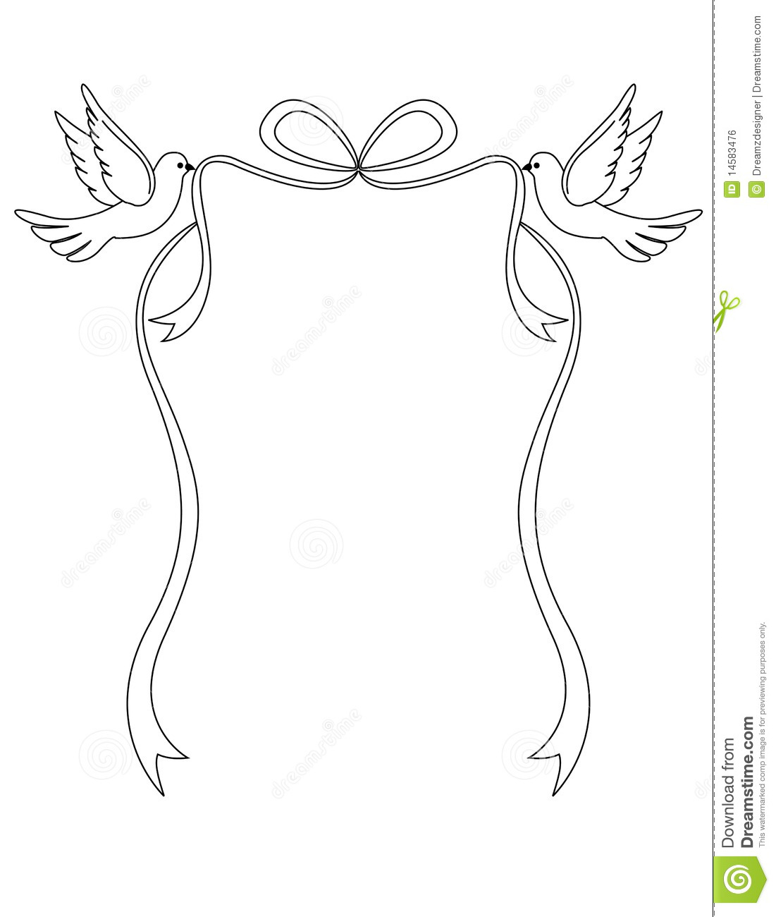 Free Clipart White Doves Wedding Pair Of Love Doves Illustration