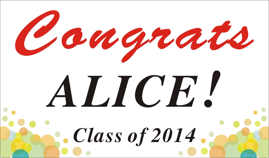     Grads    Congratulations Graduates   Graduation Banner Alice Graphics