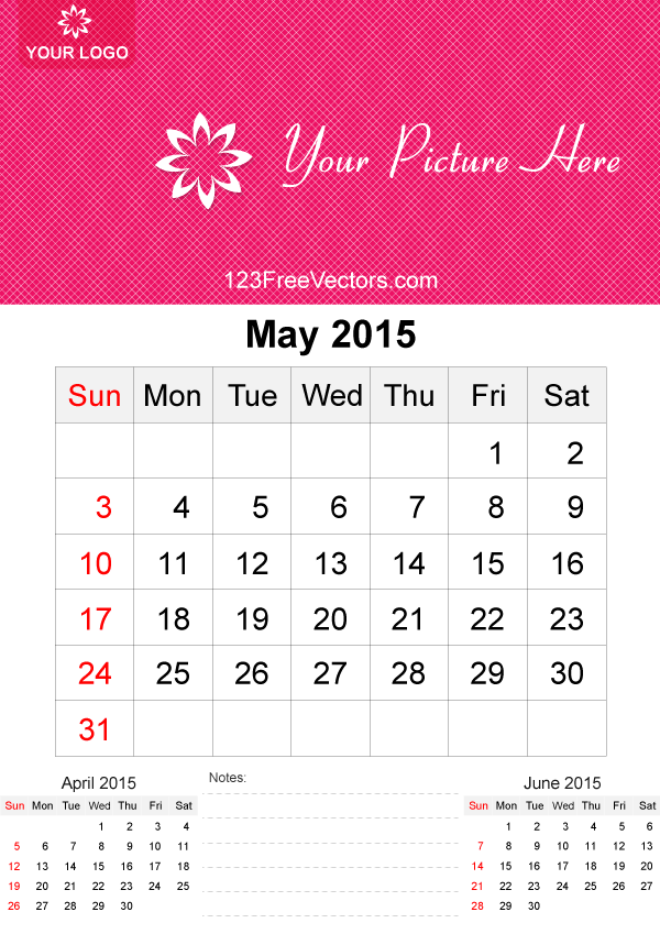 Ic May 2015 Calendar Royalty Free Clipart Illustration Of Rights And