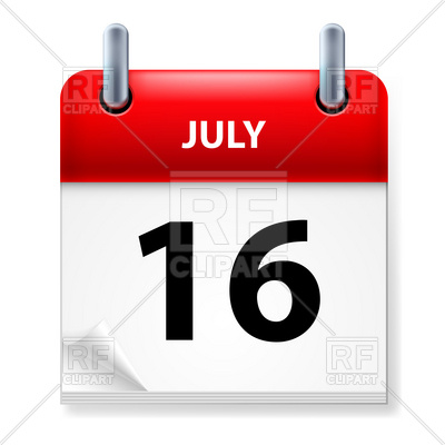 July 16   Calendar Icon 8781 Calendars Layouts Download Royalty    