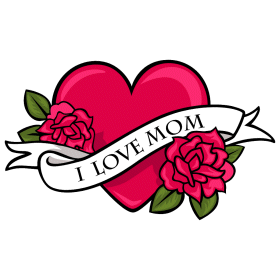 Love Mom Tattoo   Free Download