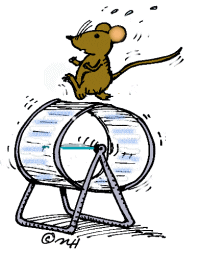 Mouse Running On Wheel   Clip Art Gallery