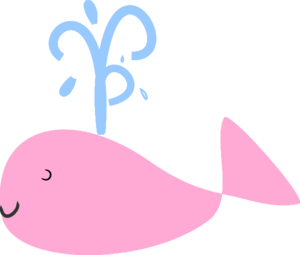 Pink Baby Whale Clipart Small Pink Whale Md Png