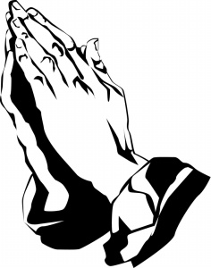     Praying Hands Clipart Black And White Black And White Praying Hands