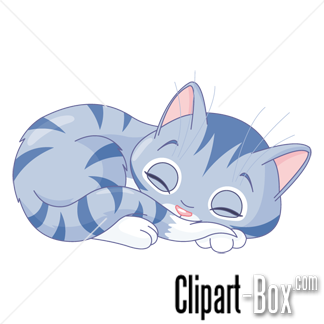 Related Sleeping Grey Cat Cliparts