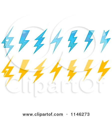 Royalty Free  Rf  Lightning Bolt Clipart   Illustrations  2