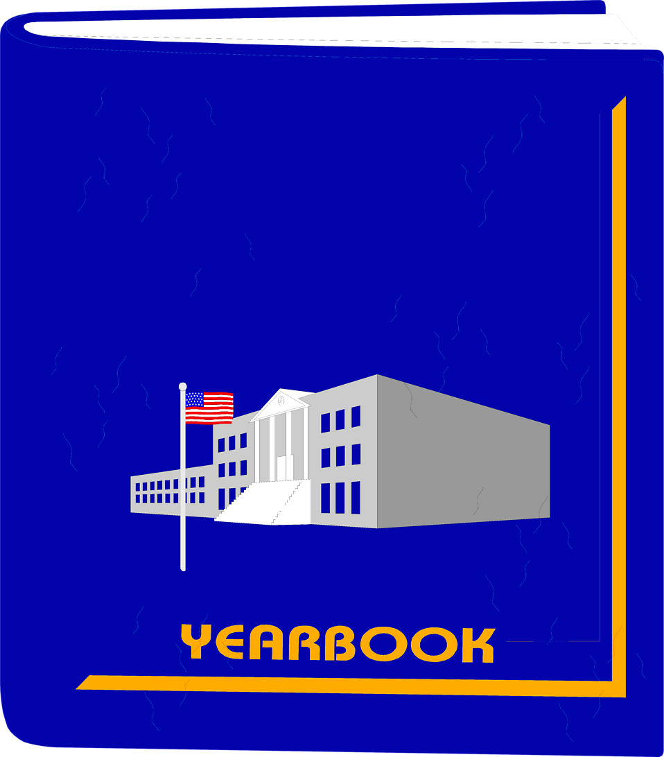 Yearbook   Free Stock Photo   Illustration Of A School Yearbook