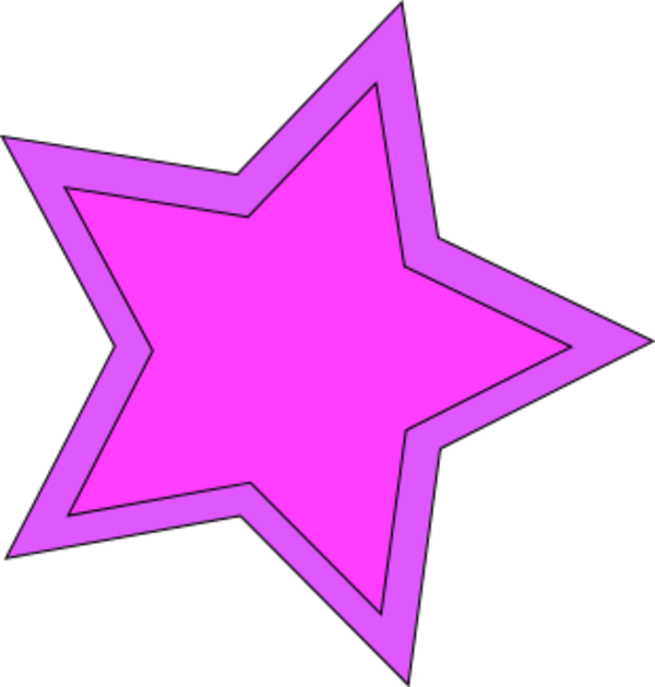 Yellow Star Vector Clip Art
