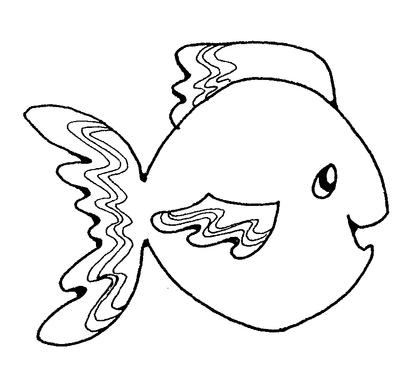Black And White Fish   Clipart Best