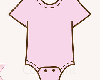 Clipart Digital Illustration Ones Ie Baby Babies Pink Girl