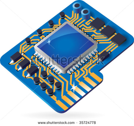 Computer Chip Clipart   Free Clip Art Images