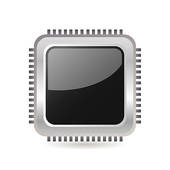 Computer Chip   Clipart Graphic