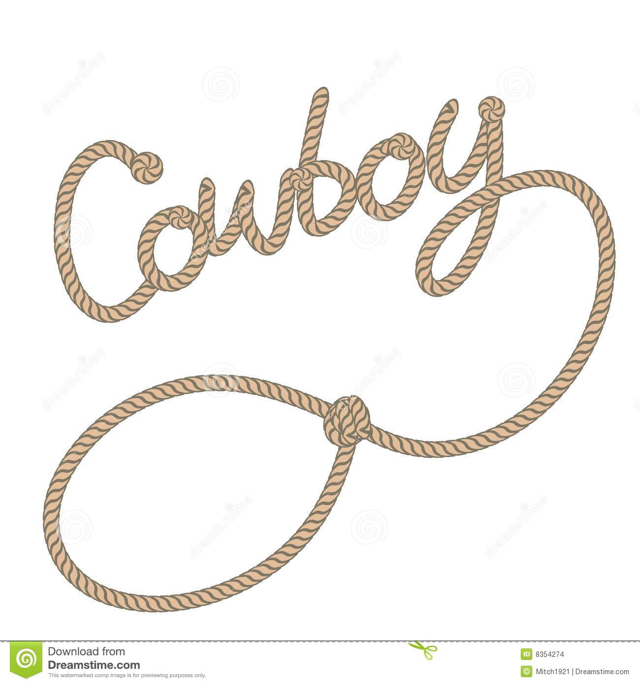 Cowboy Border Clipart Cowboy Rope