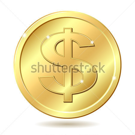 Gold Coins Dollar Sign Clipart   