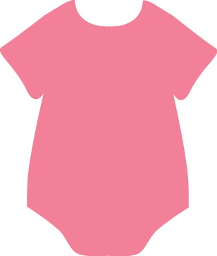 Pink Onesie Clip Art   Blank Pink Baby Onesie  This Image Can Be Used