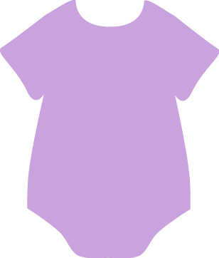 Purple Onesie Clip Art   Blank Purple Baby Onesie  This Image Can Be