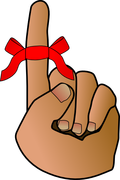 Reminder Hand Clip Art At Clker Com   Vector Clip Art Online Royalty