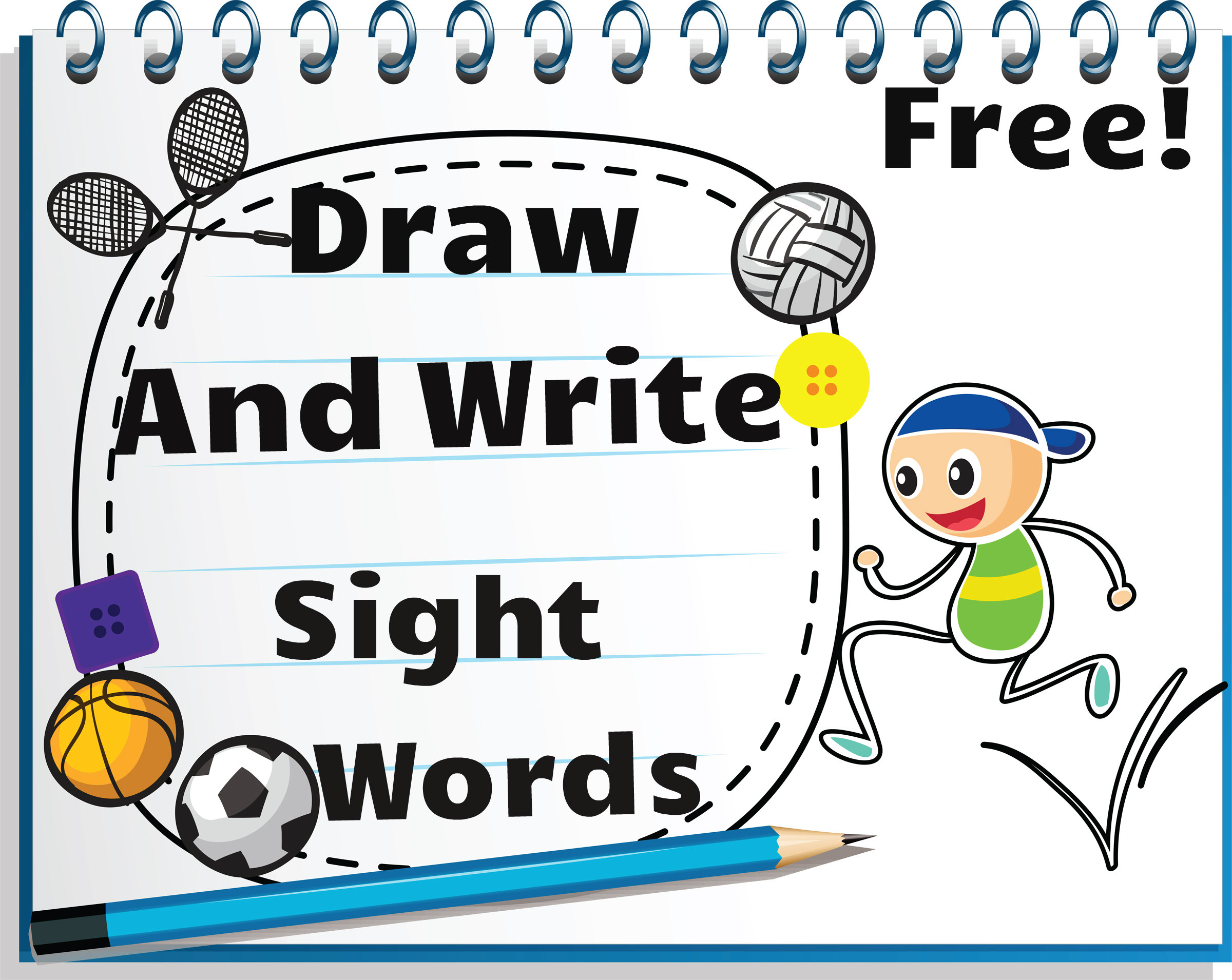 Sight Word Clipart Draw And Write Sight Words