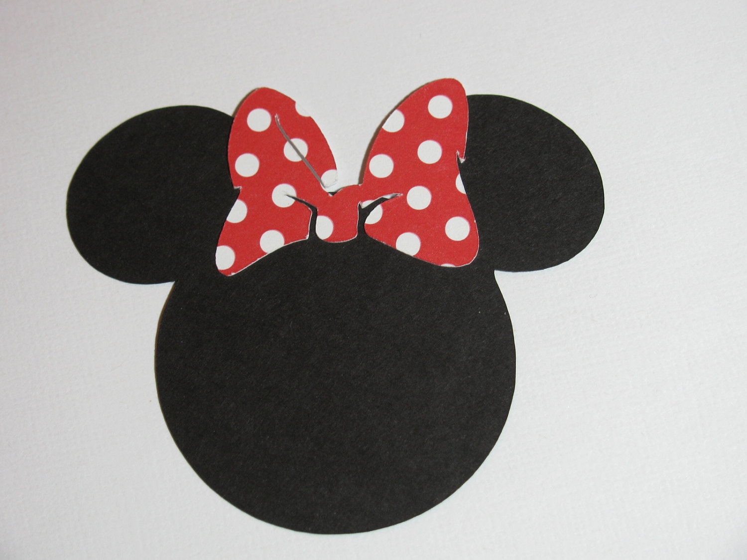 20 Pack 2 5 Minnie Mouse Ears With A Bow Diy By Cuttingupintexas