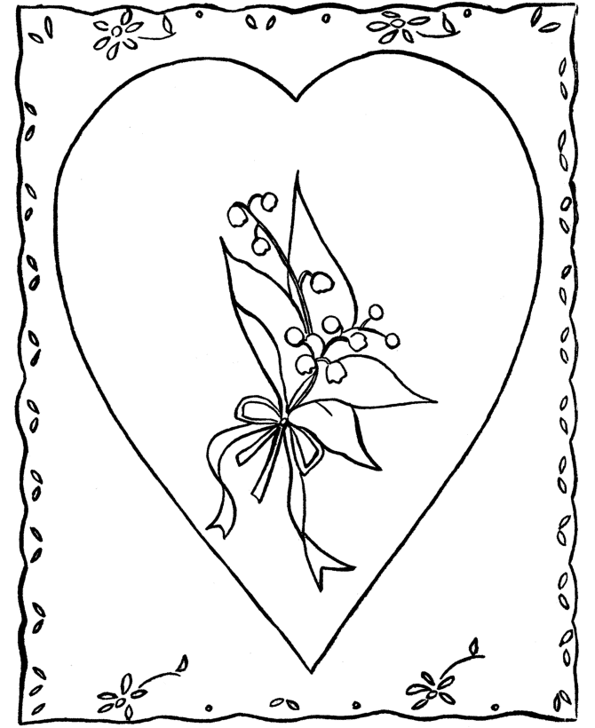 Bluebonkers Free Printable Valentines Day Coloring Page Sheets