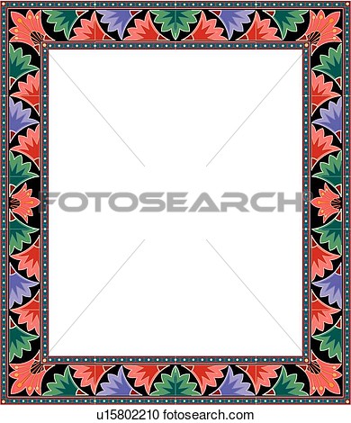 Clipart   Bright Color Border  Fotosearch   Search Clip Art    