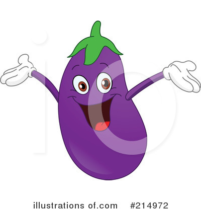 Eggplant Clipart Illustration