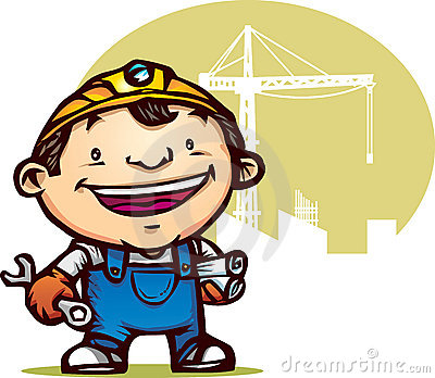 Happy Worker Stock Photos   Image  10617773