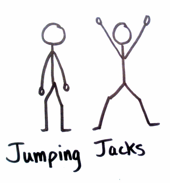 Jumping Jacks  597x640