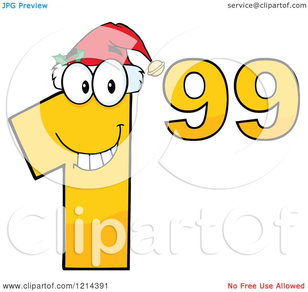 Nine Cent Mascot   Royalty Free Vector Clipart By Hit Toon  1214391