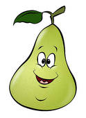 Pear Fruit Cartoon Illustration Stock Illustrations   Gograph