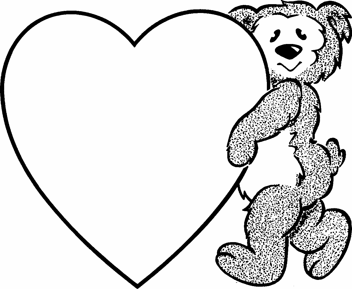 Printable Valentine S Coloring Pages   For Kids And Teens