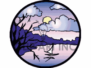     Rivers Water Lake Lakes Serene Evening Gif Clip Art Places Landscape