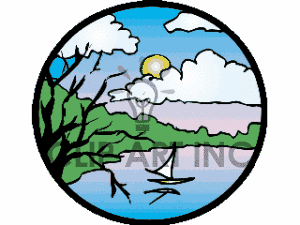     Rivers Water Lake Lakes Serene Morning Gif Clip Art Places Landscape