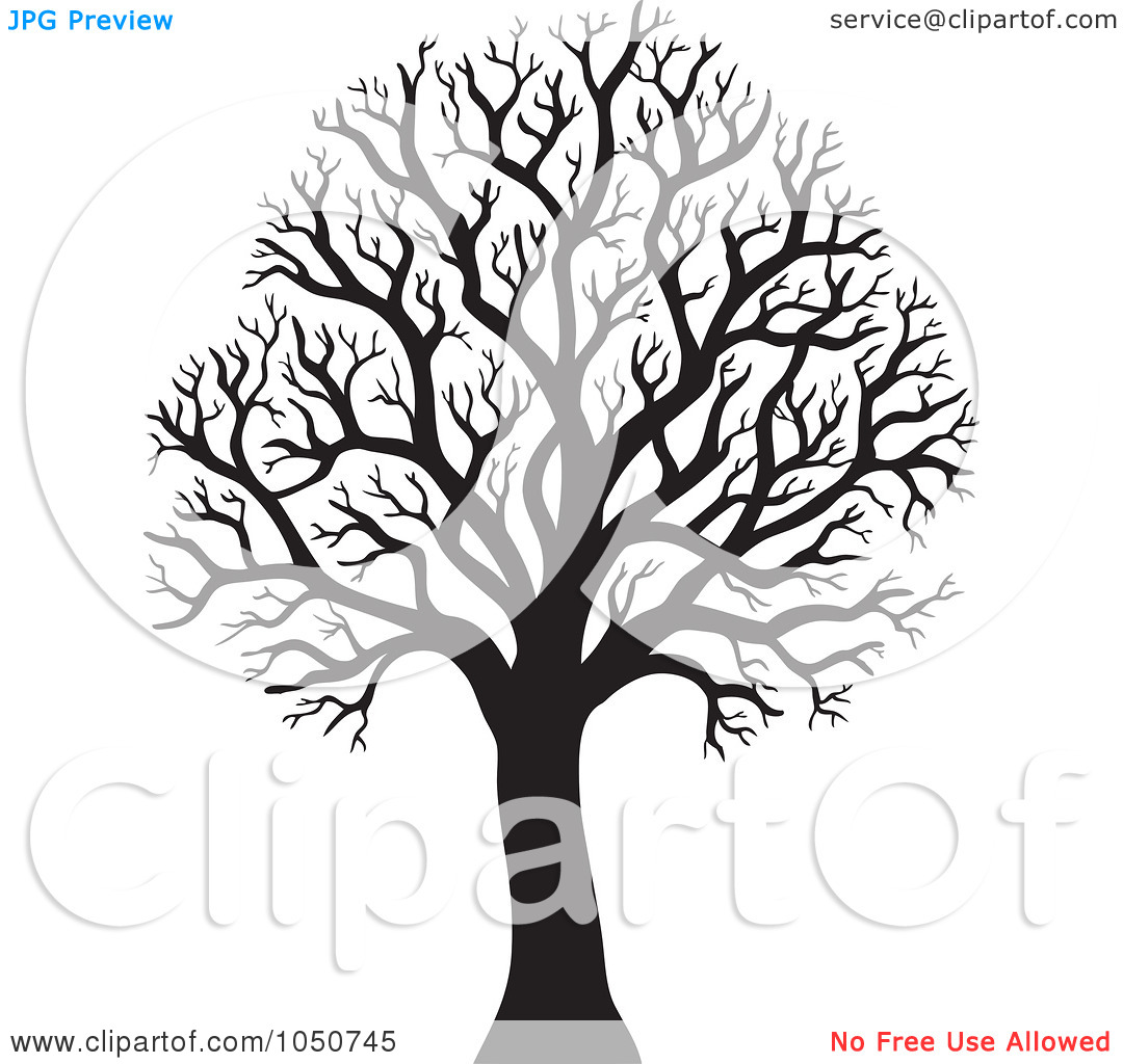 Royalty Free  Rf  Clip Art Illustration Of A Silhouetted Bare