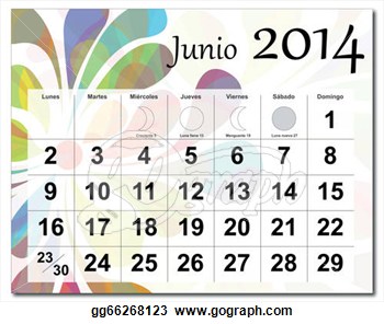 Stock Illustration   Eps10 Vector File Spanish Version Of June 2014