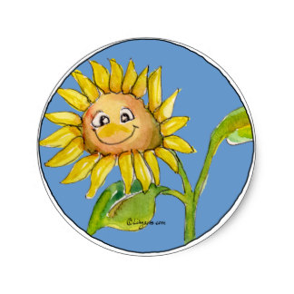 Sunflower Clipart Sticker 10