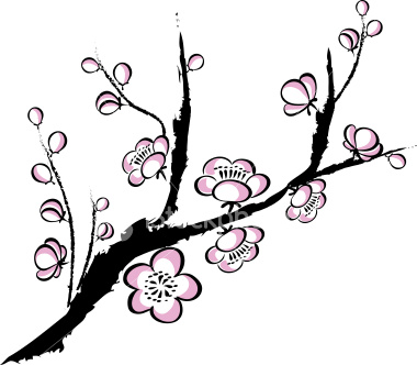 There Is 20 Cherry Blossom Black And White   Free Cliparts All Used