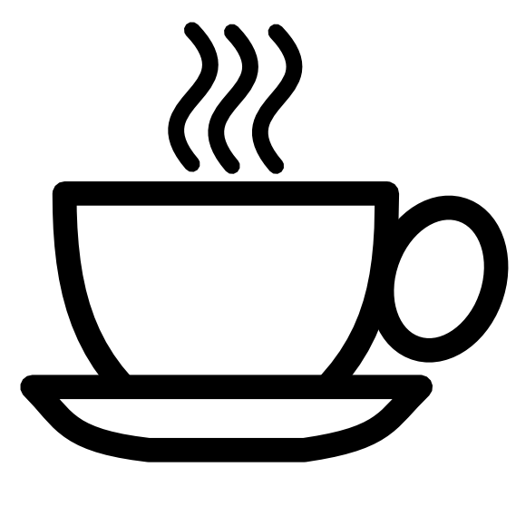 Cup Clipart Black And White Coffee Cup Clip Art Black White Png