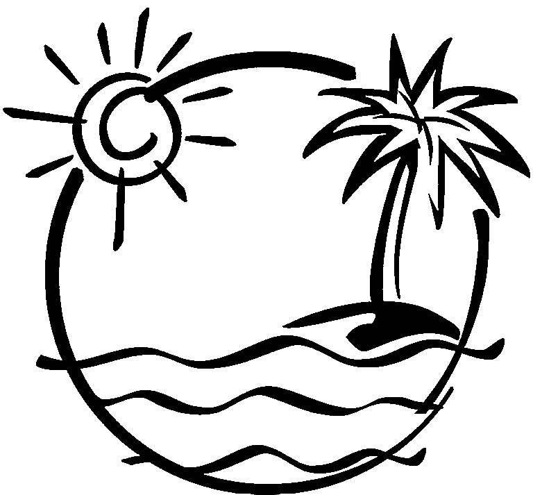 Download And Print These Beach Themed Coloring Pages For Free  Beach