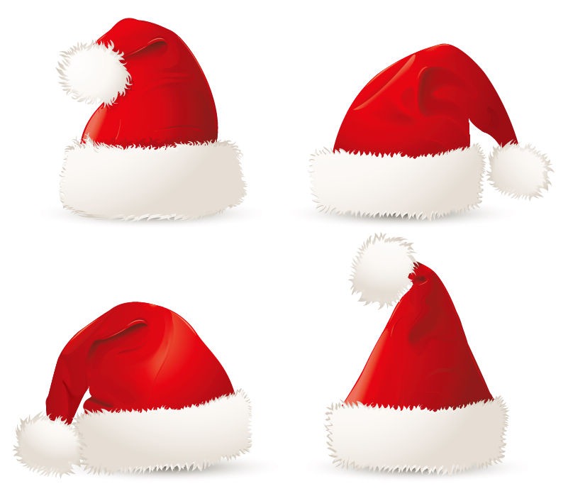 Free Red Christmas Santa Hats   Free Vector Graphics   All Free Web
