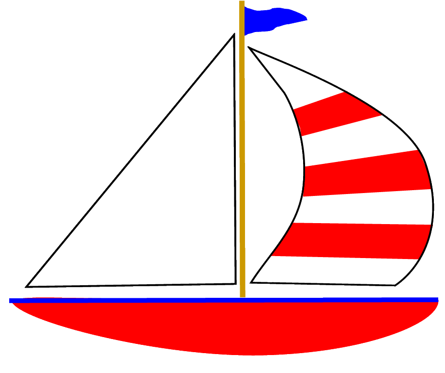 Free Transport Clipart Photo  Yacht Sailboat With Spinnaker Clipart