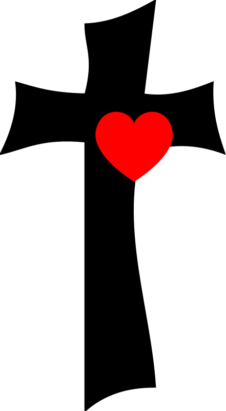 Heart With Cross Clip Art Clipart   From The Cross