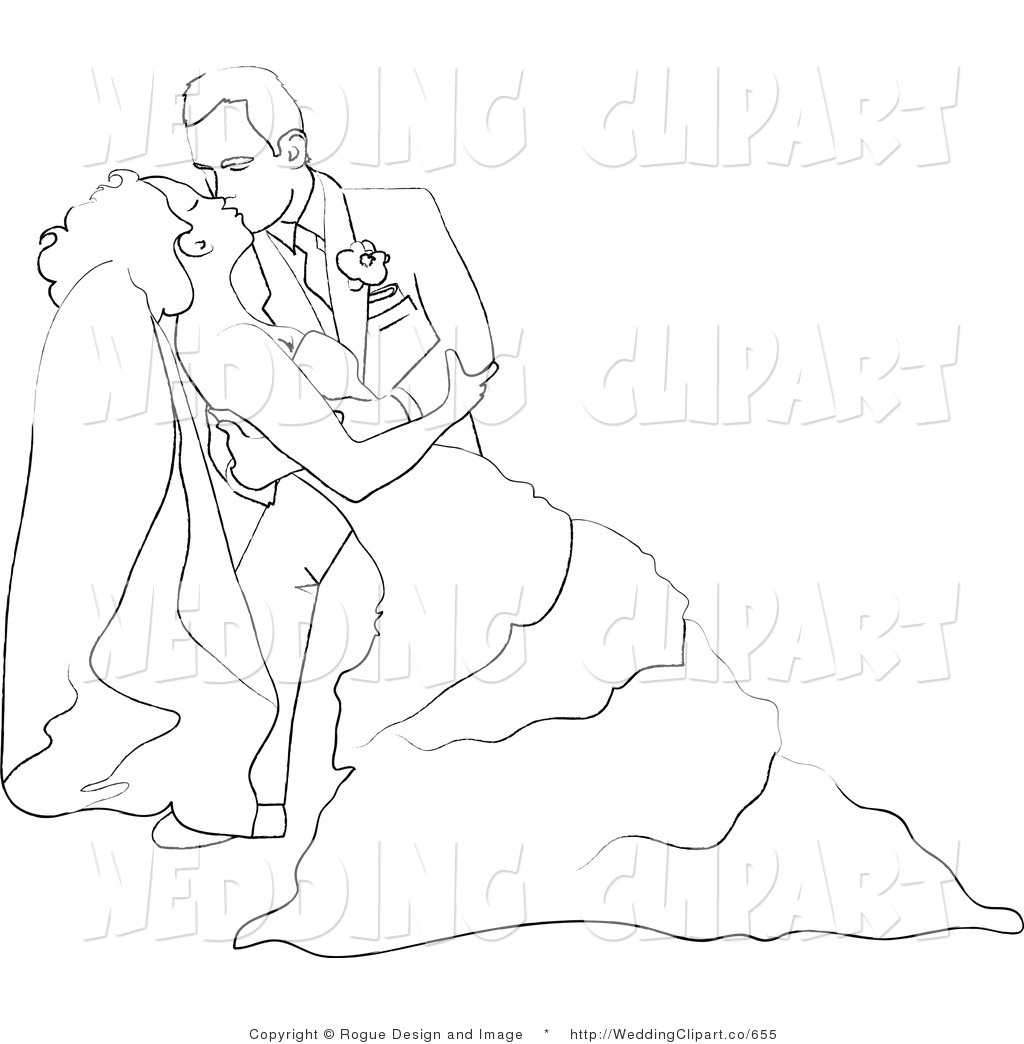 Larger Preview  Marriage Clipart Of A Wedding Romantic Sketched Groom