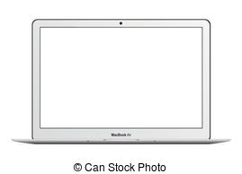 Macbook Air   Apple Macbook Air Vector Illustration Eps 10
