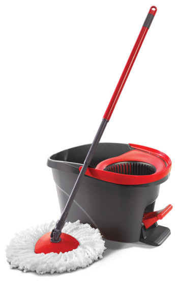 Mop And Broom And Bucket Easy Wring Spin Mop   Bucket