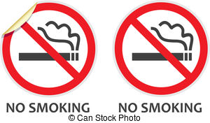 No Smoking Sign   No Smoking Signs In Two Vector Styles