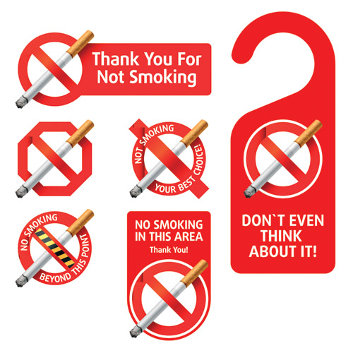 No Smoking Signs Vector Clipart   Free Vector Graphics   Art Design